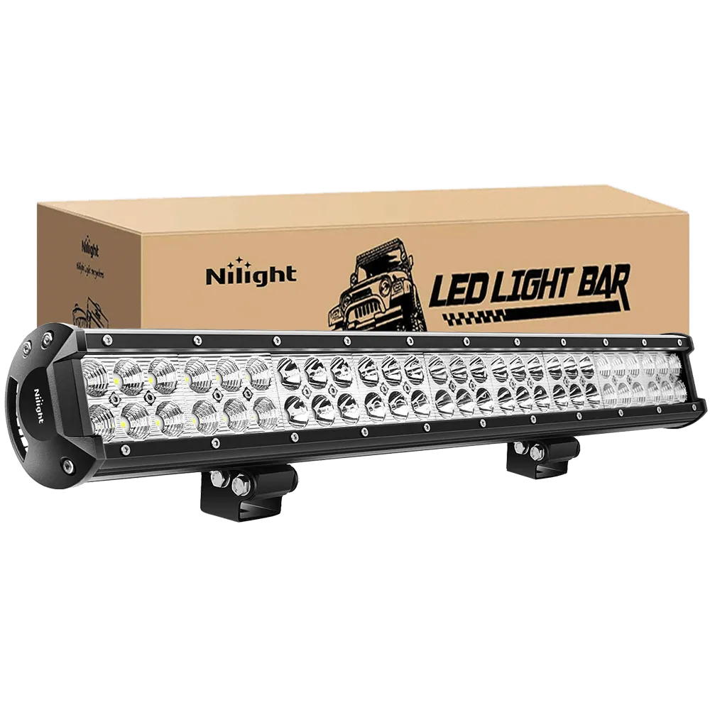 25 Inch 162W Double Row Spot Flood LED Light Bar
