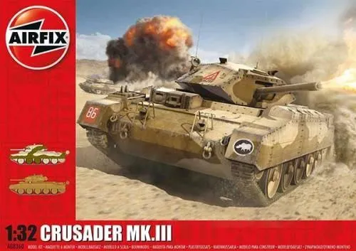Airfix Military 1/32 Crusader Mk III Tank Kit