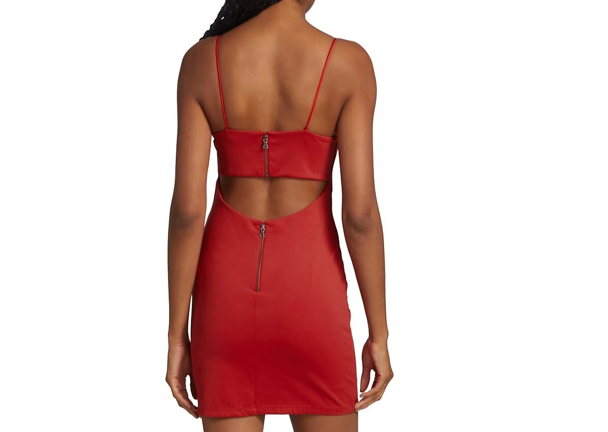 Alice   Olivia - Nelle Spaghetti Strap Bodycon Mini Dress