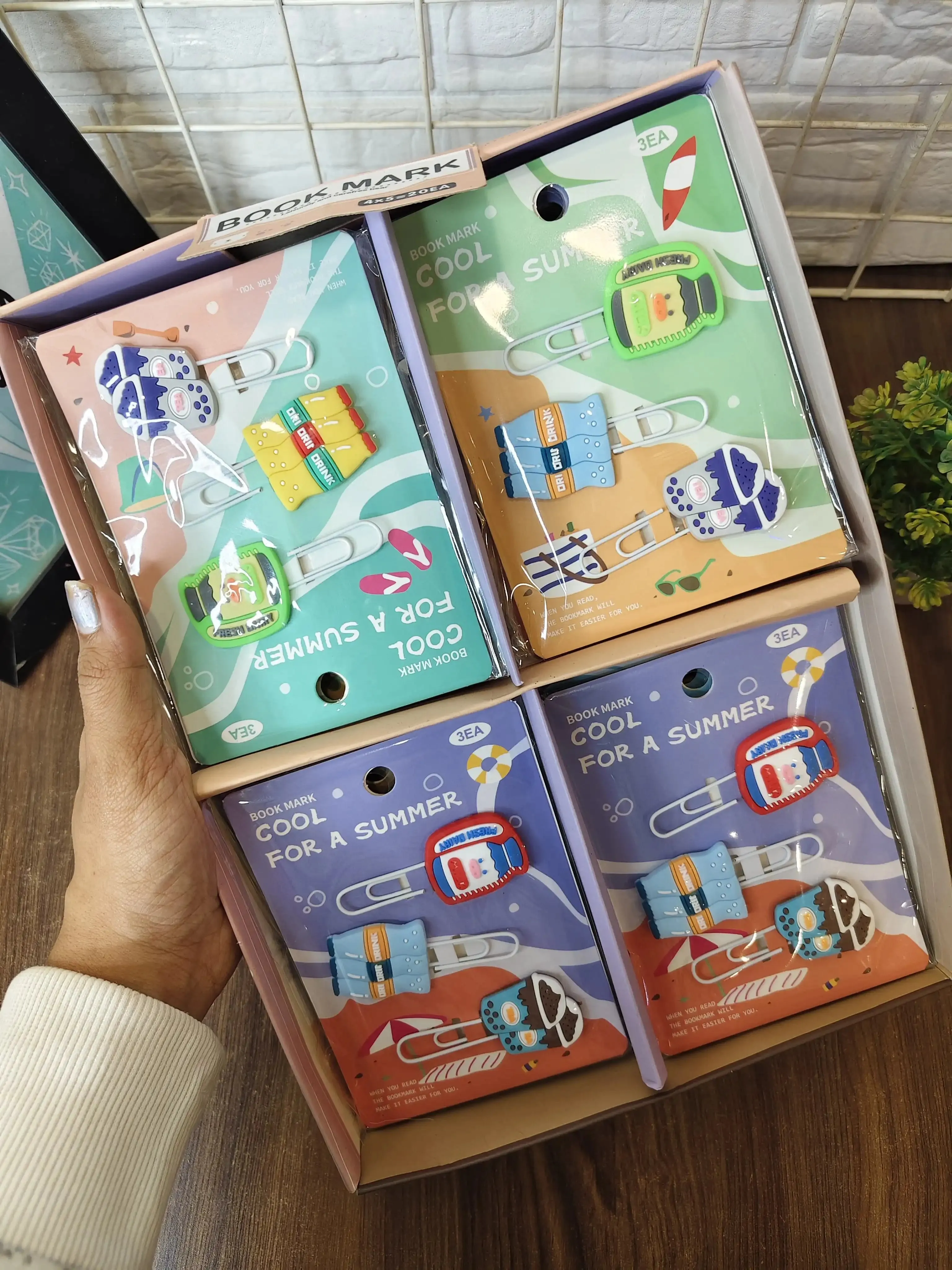 Cool summer bookmarks