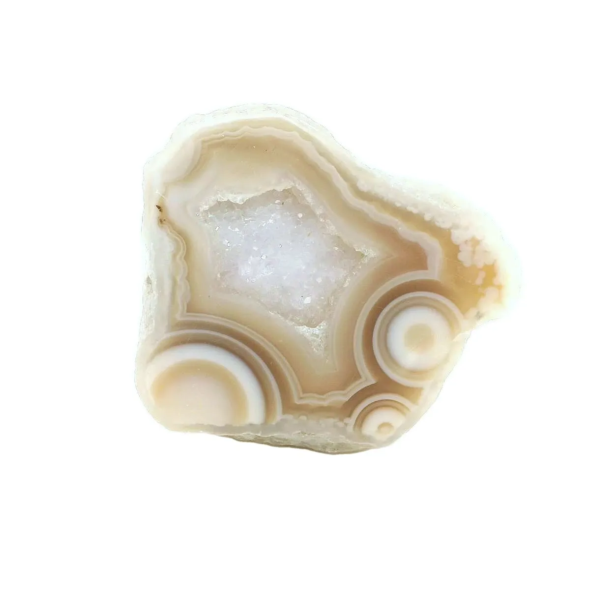Druzy Agate Geode, 65.955cts