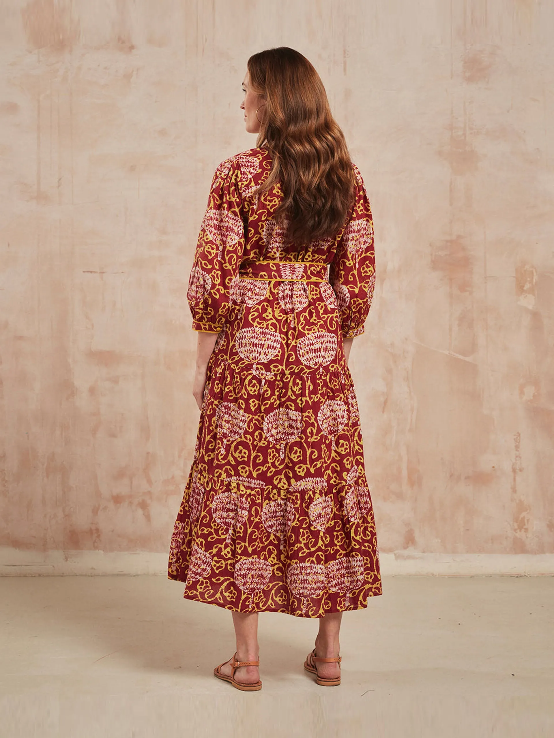 Earthen jungle Marina dress