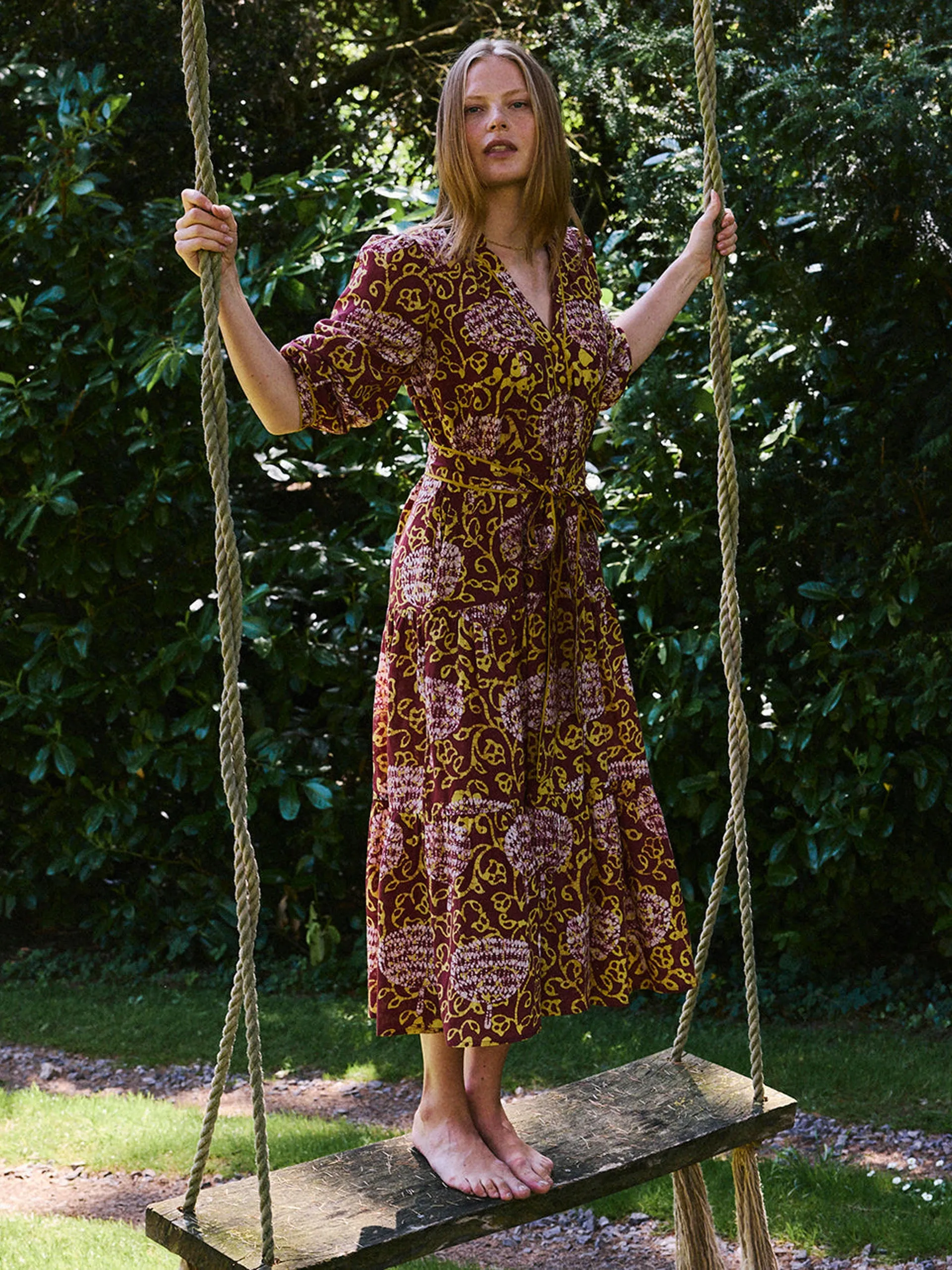 Earthen jungle Marina dress