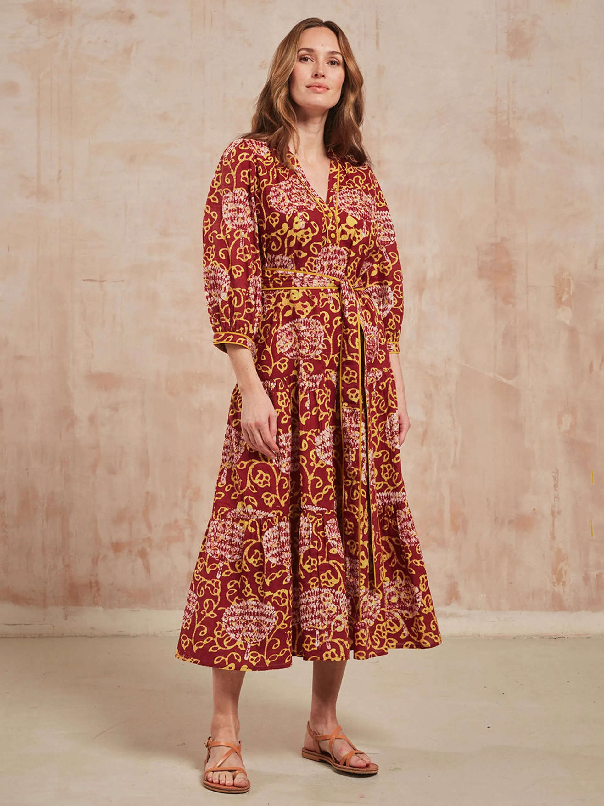 Earthen jungle Marina dress
