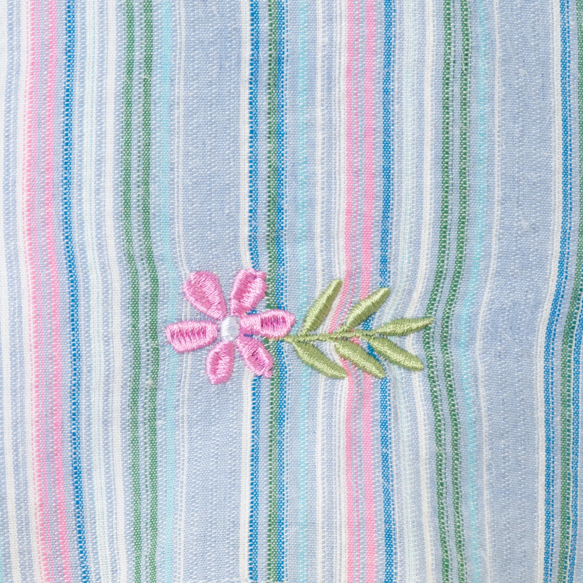 Kids (2-6x) Blue Breeze Cross-Back Dress | Striped