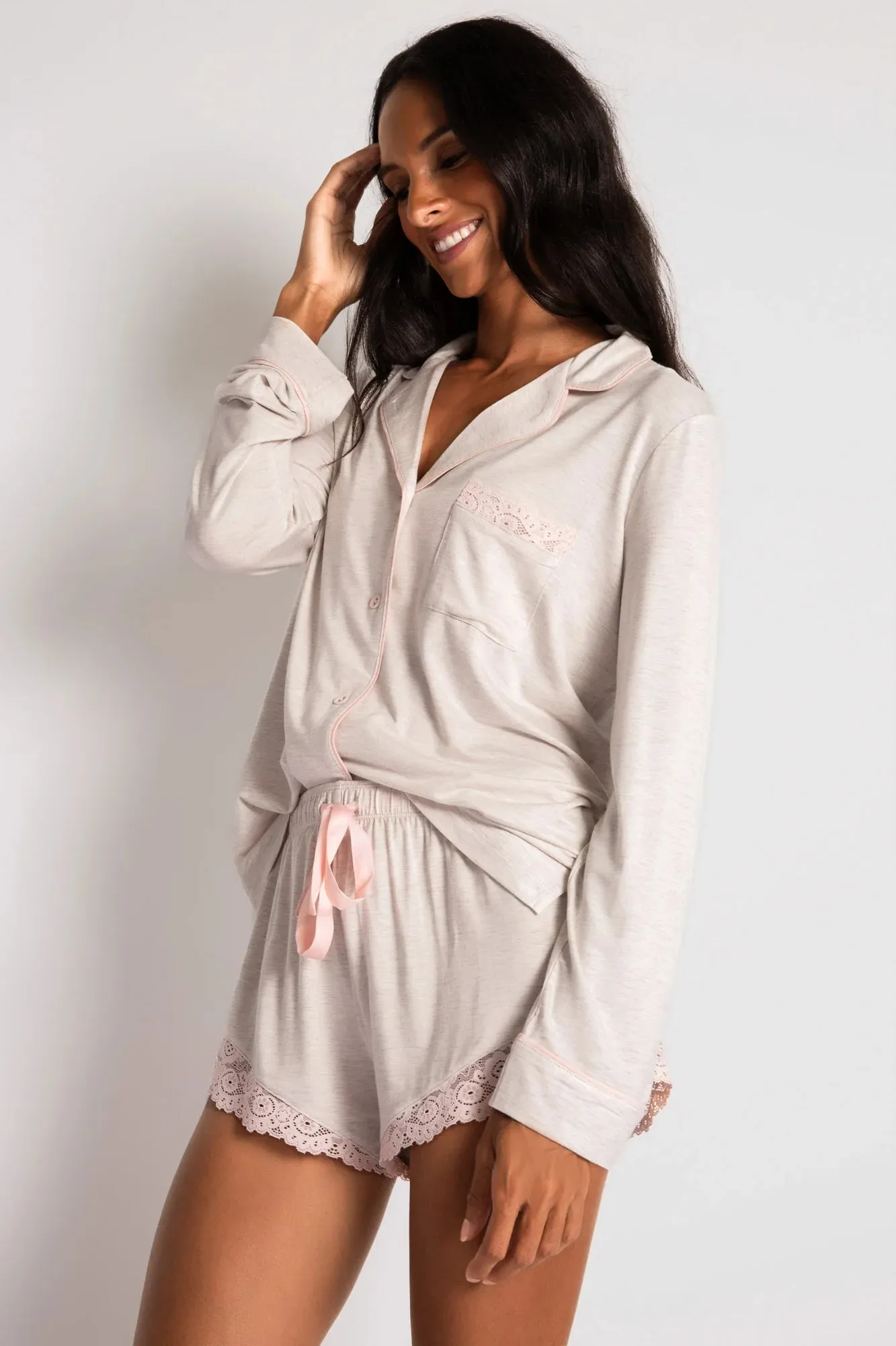 Love Lace Pajama Set