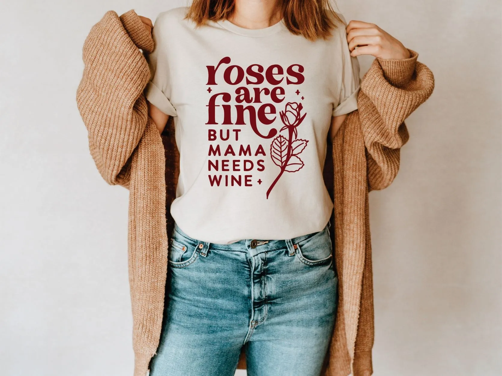 Mama Needs Wine | Heather Dust Tee