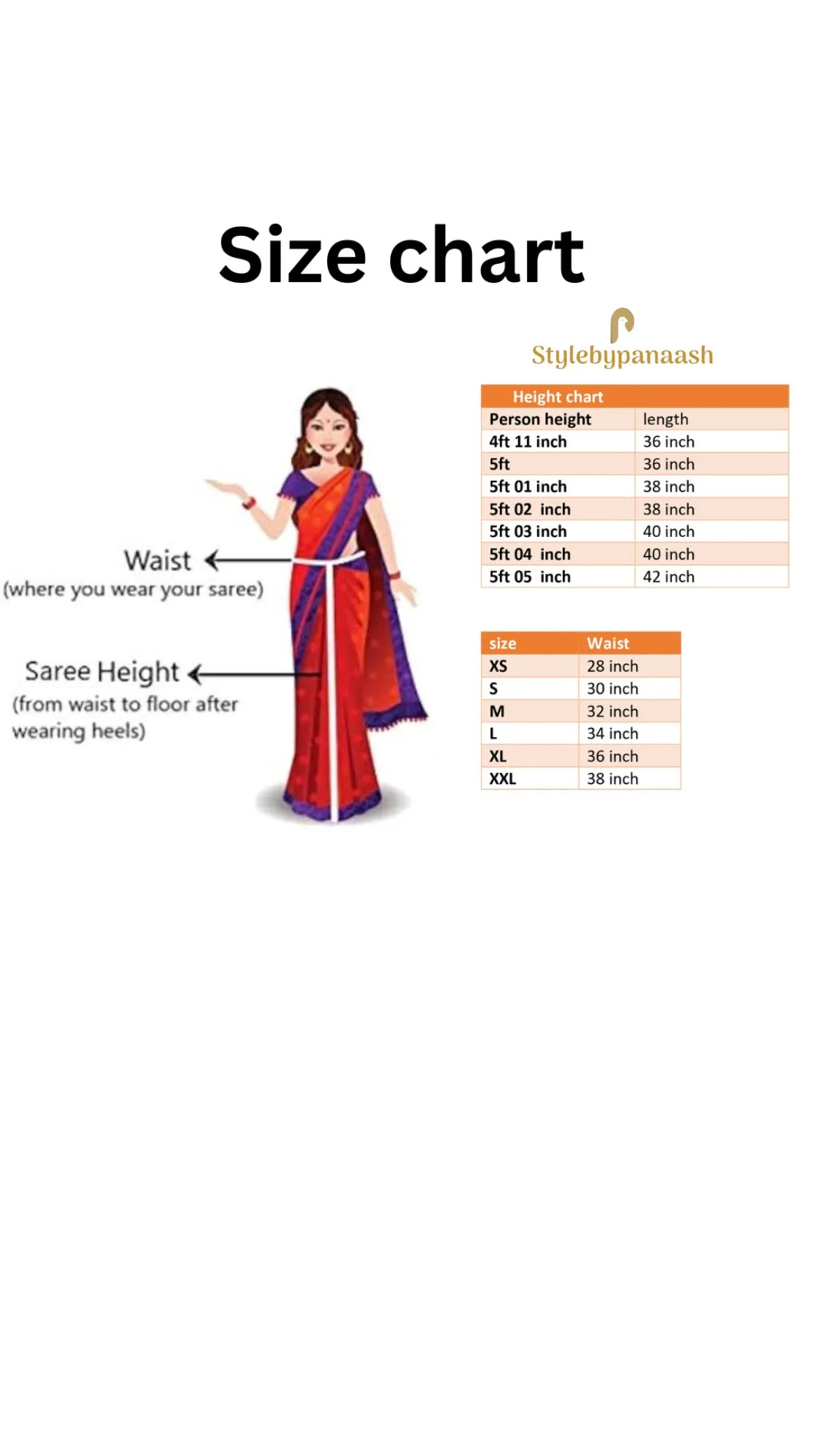 MultiColor Georgette Readymade/Easy Saree (Clearance)
